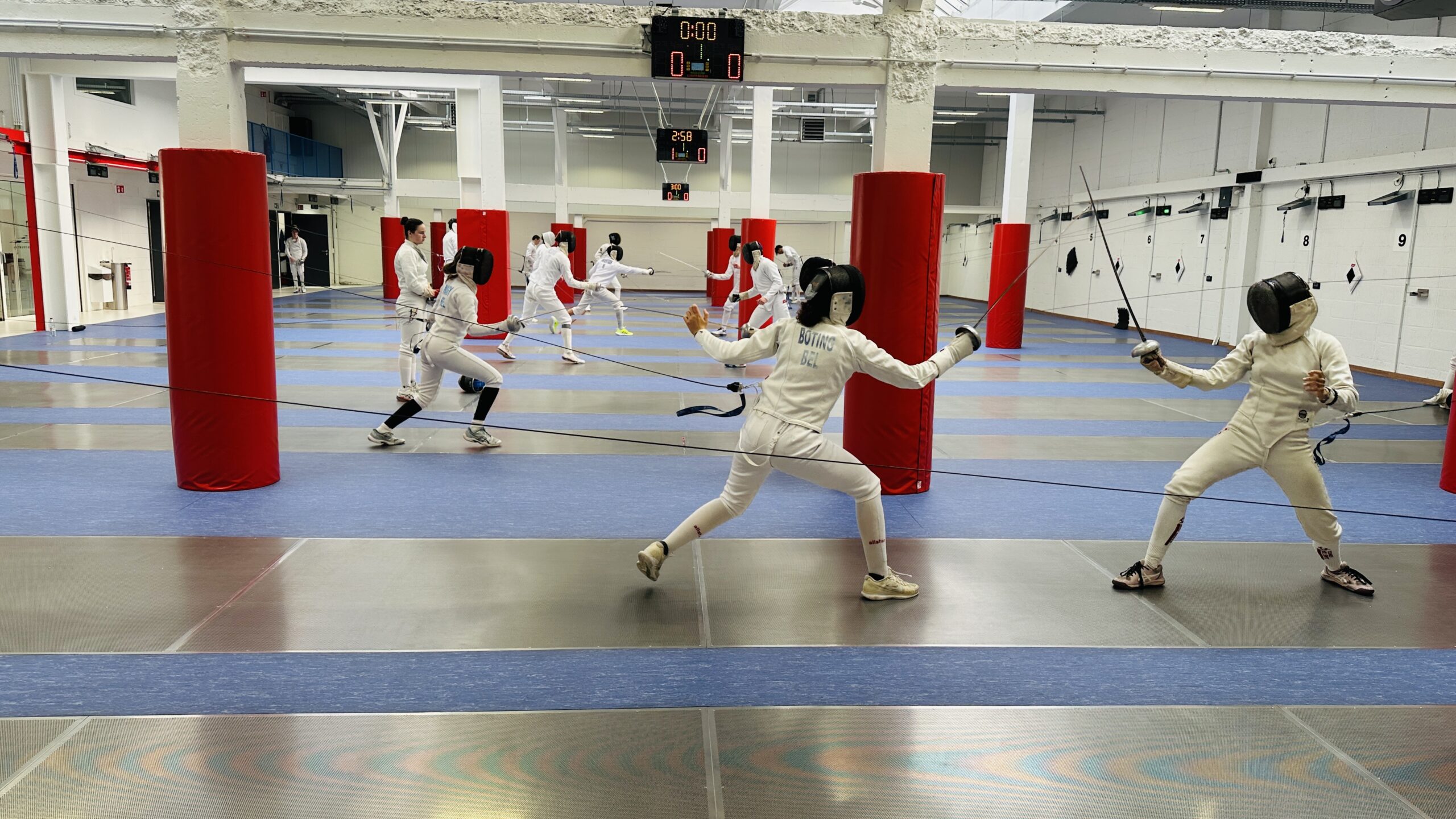 Kader training Antwerp Fencing Nation Wilrijk schermen