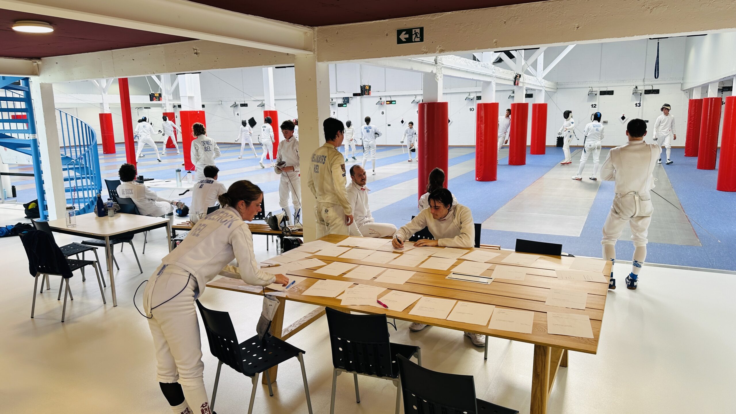 Kader training Antwerp Fencing Nation Wilrijk schermen