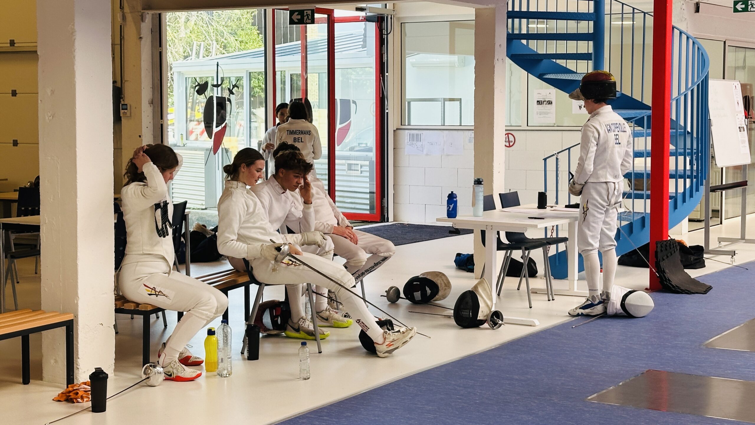 Kader training Antwerp Fencing Nation Wilrijk schermen