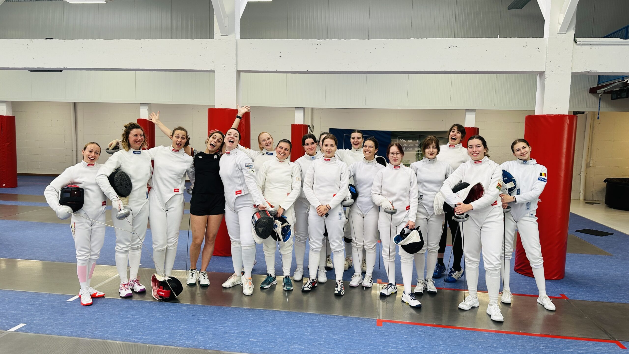 Antwerp Fencing nation Wilrijk Antwerpen Ladies day